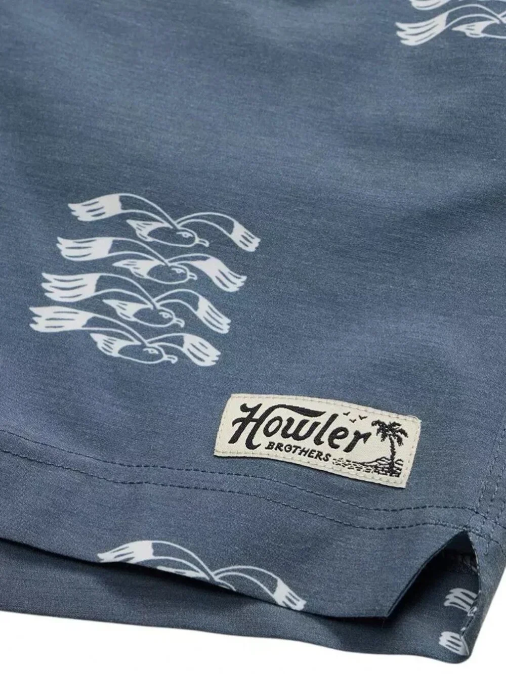 Howler Brothers Men's Deep Set Boardshorts Flocka Seagulls Key Largo Size Large